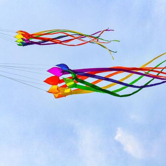 Manche à air - HQ - Arc en ciel - 6M - Image 2