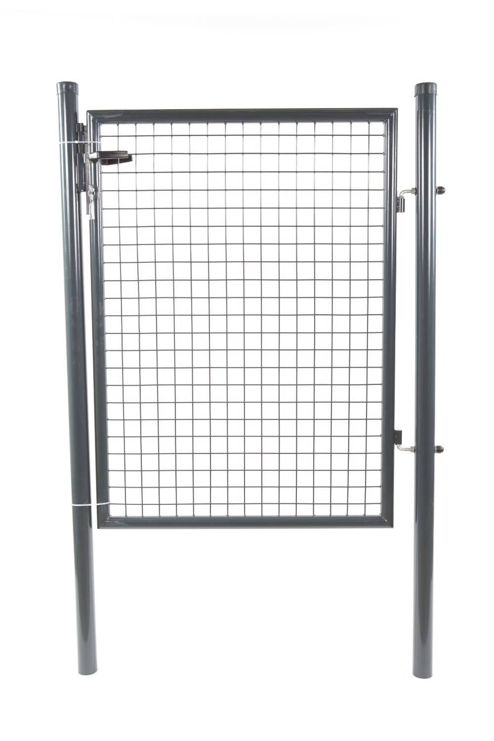 Filiac - Portillon grillagé GRIS - H. 1,00 x L. 1,00 m + serrure Filiac