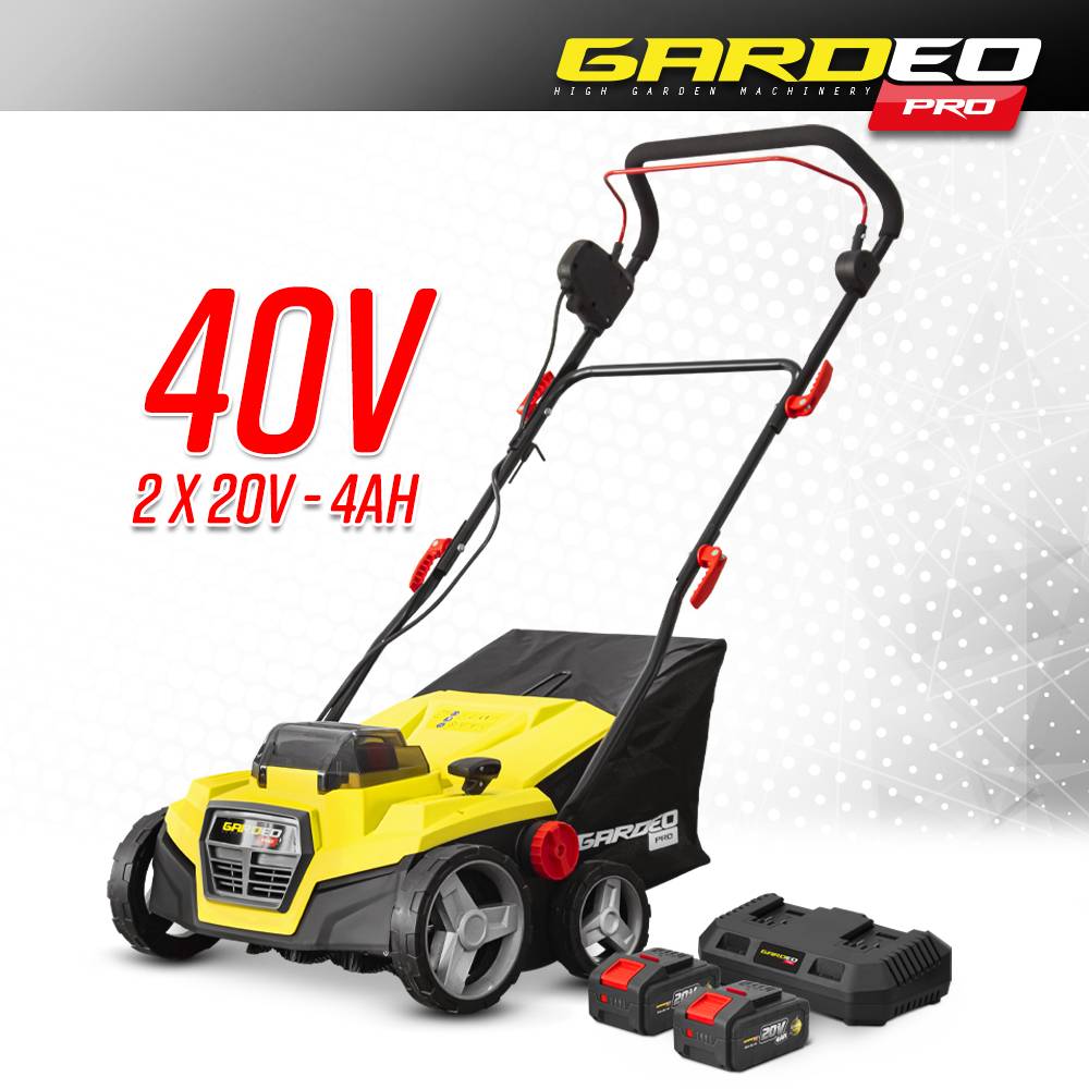 Gardeo Pro - Balayeuse pour gazon synthétique sur batterie - 2 x 20V - 4Ah - Gardeo Pro - Image 2