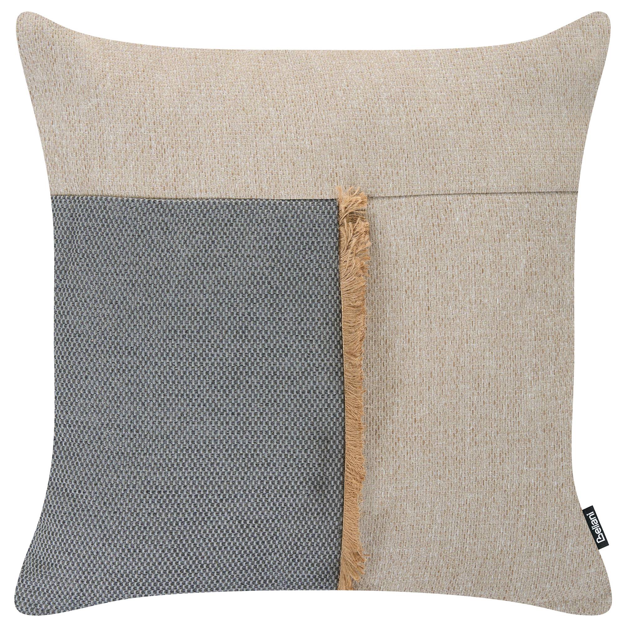 Beliani - Coussin d'extérieur Oléfine Beige CARYOTA - 45x45x10- Beliani - Image 4