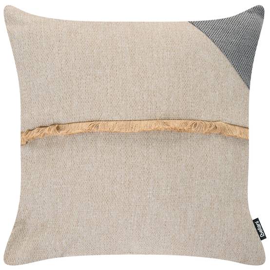 Beliani - Coussin d'extérieur Oléfine Beige CARYOTA - 45x45x10- Beliani - Image 5