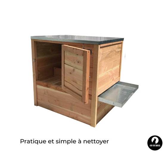 Poulailler 4 poules solide et pratique - modèle Houdan - Cot Cot House - Image 4