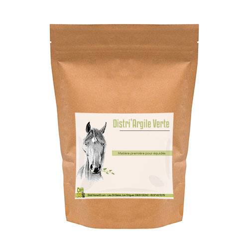 Distri'Argile - Argile Verte Cheval - en Poudre - 500g - Distri’Horse33 - Image 1