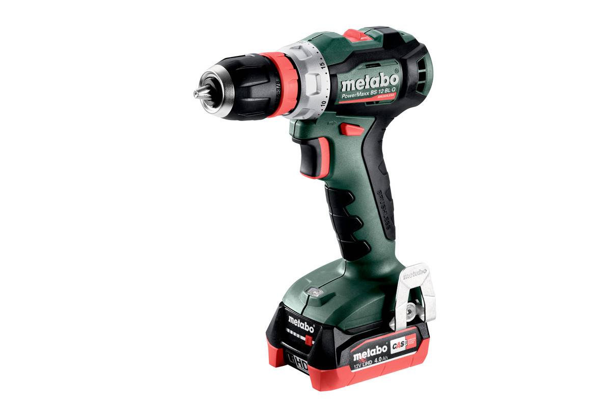 Metabo - Perceuse visseuse METABO 12V powermaxx BS 12 BL Q - quick 2x4.0AH LIHD Asc55 - 601045800 - Image 1