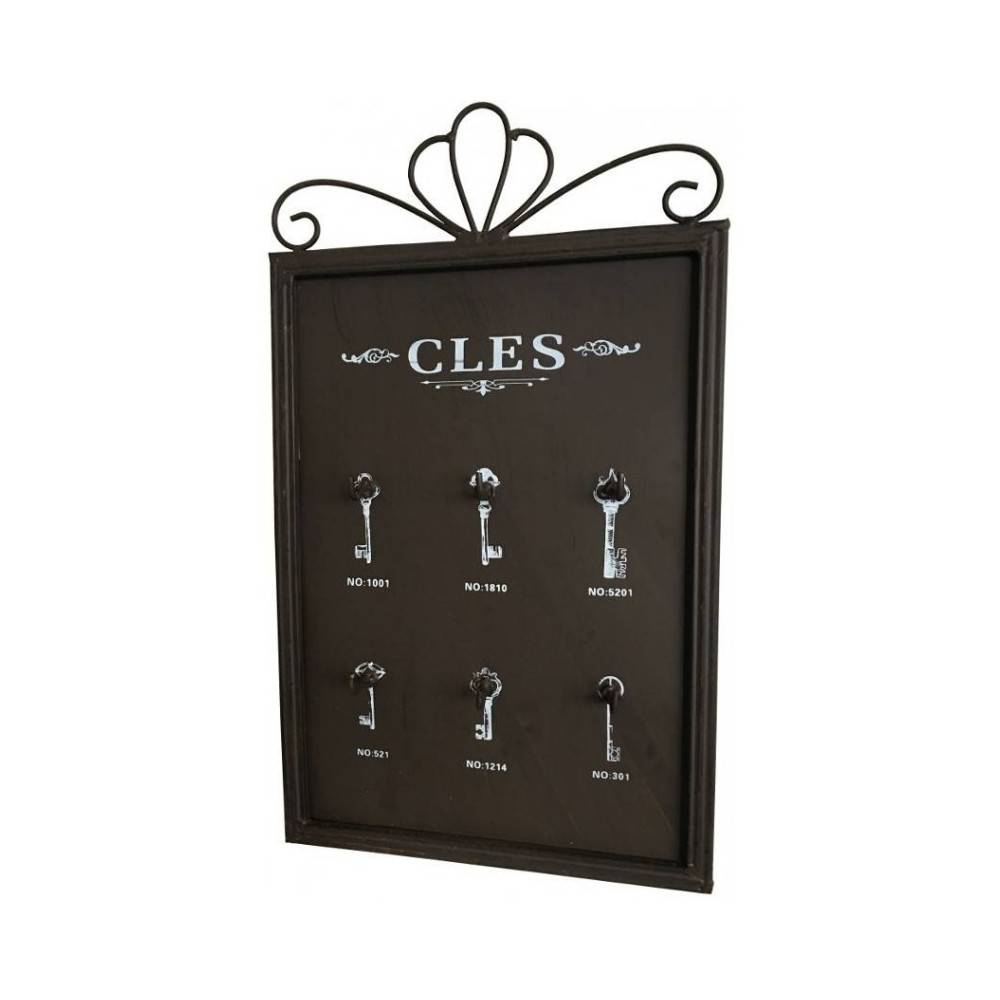 Chemin De Campagne - Porte boîte à clés clefs applique murale extérieur métal marron 42cm Chemin de campagne - Image 1