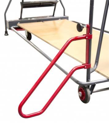 Escabeau de rayonnage 14 marches à immobilisation automatique 150 kg - FIMM - 830008819 - Image 7