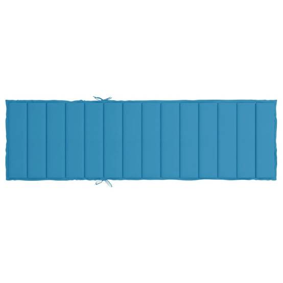 ComfortXL - Matelas Bain de Soleil Tissu Oxford Confortable pour Transat de Piscine Bleu 200x50cm – ComfortXL Outdoor Living - Image 5