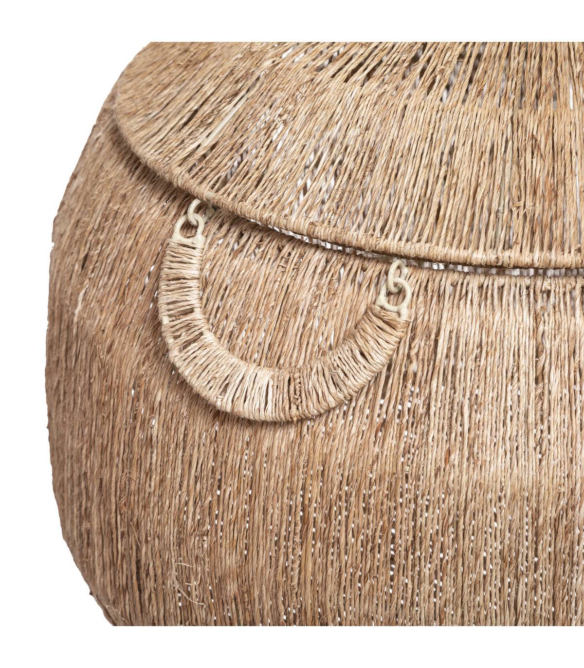 Set de 2 Paniers de rangement en Jute avec couvercle - Image 6