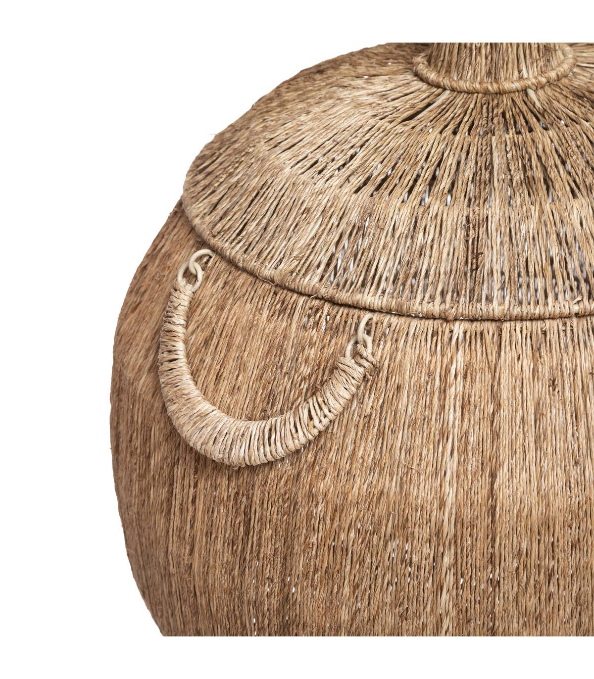 Set de 2 Paniers de rangement en Jute avec couvercle - Image 7