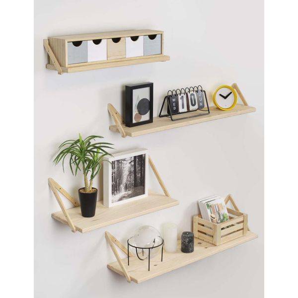 Equerre triangle en pin brut (Lot de 2) Astigarraga - Image 9