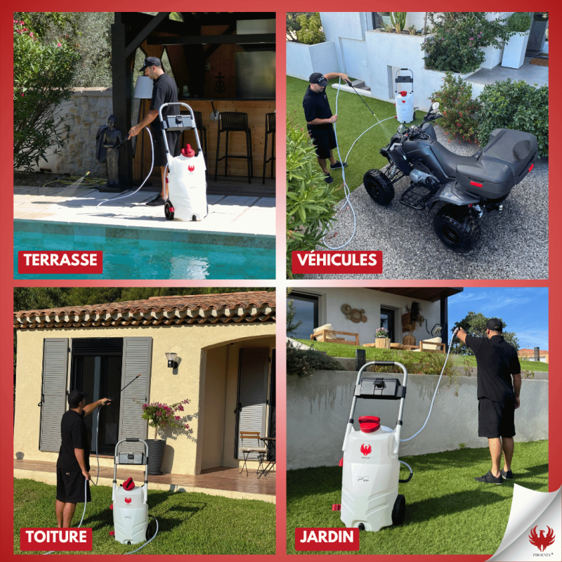 PRO SPRAYER EVO PHOENIX 1 BAT 5,10 OU 20L NET'PRO + perche télescopique EVO 5.4 m - 20 L - Image 3