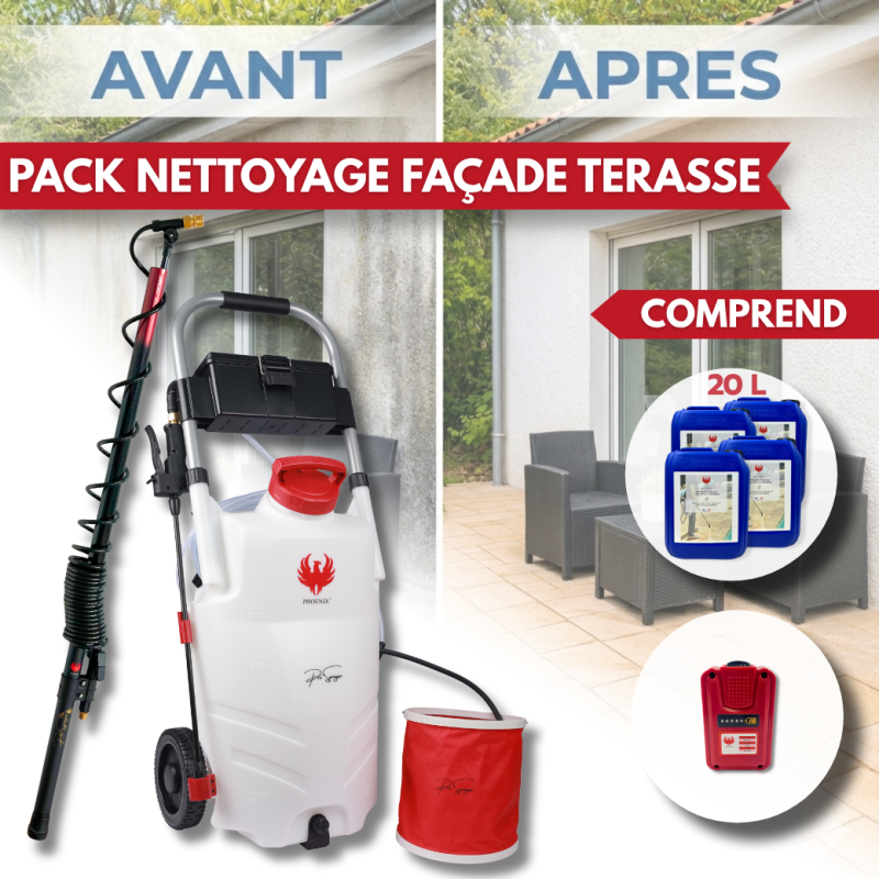 PRO SPRAYER EVO PHOENIX 1 BAT 5,10 OU 20L NET'PRO + perche télescopique EVO 5.4 m - 20 L - Image 1