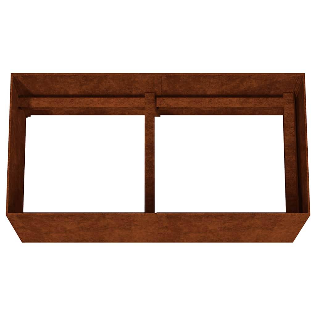 Vidaxl - Lit surélevé de jardin 200x40x40 cm acier corten vidaXL 824521 - Image 6