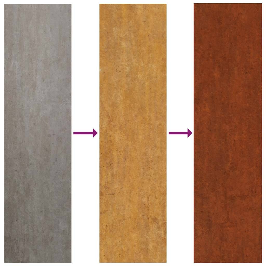 Vidaxl - Lit surélevé de jardin 200x40x40 cm acier corten vidaXL 824521 - Image 8