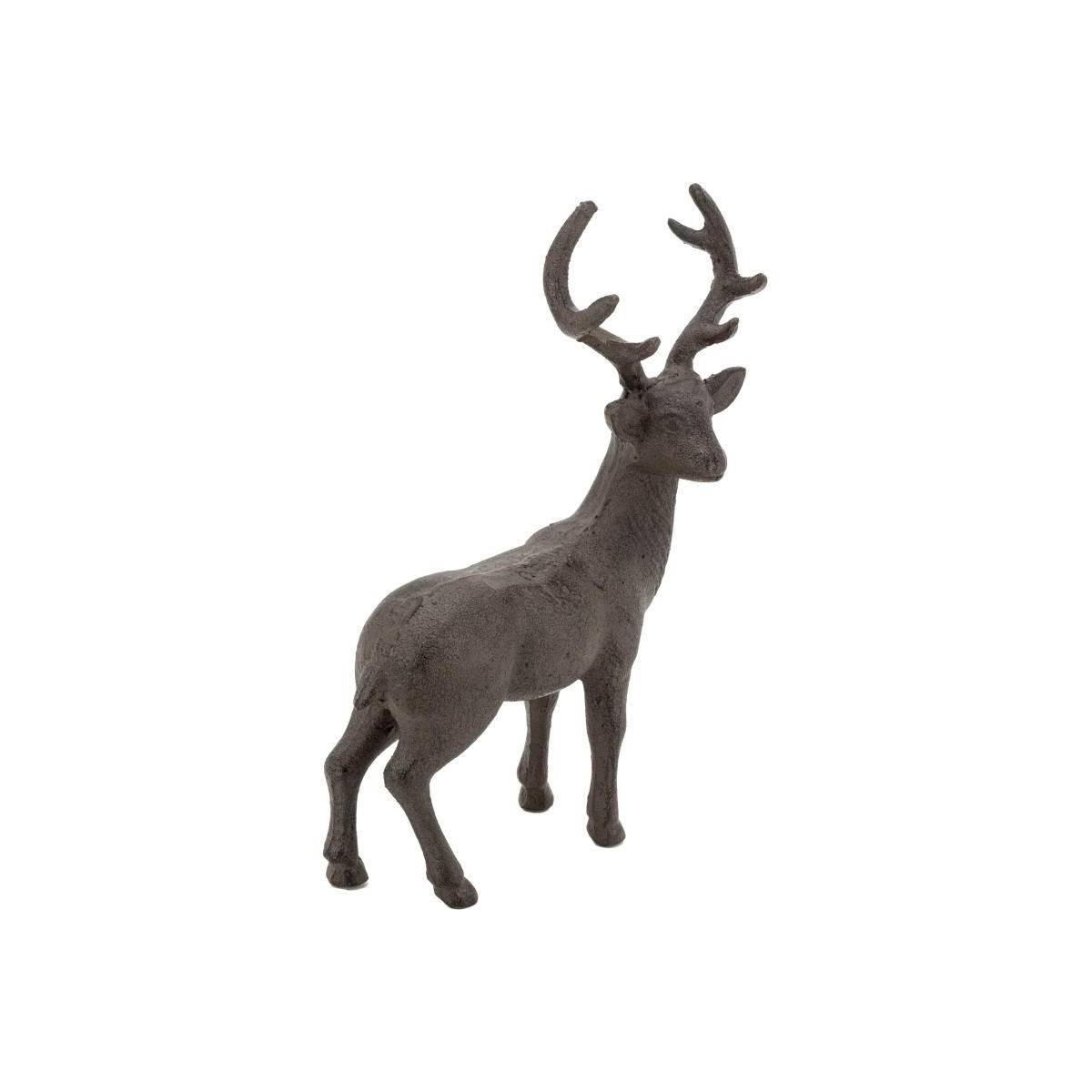 Aubry Gaspard - Cerf en fonte marron - Image 1