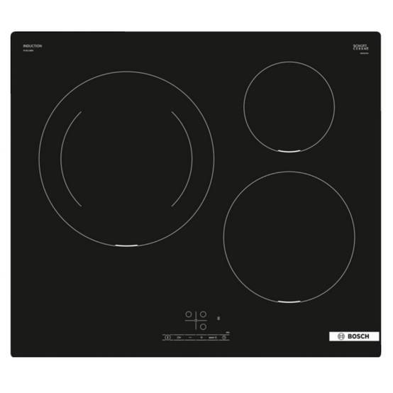 Bosch - Table de cuisson à induction 60cm 3 feux noir PIJ611BB5E Bosch - Image 1