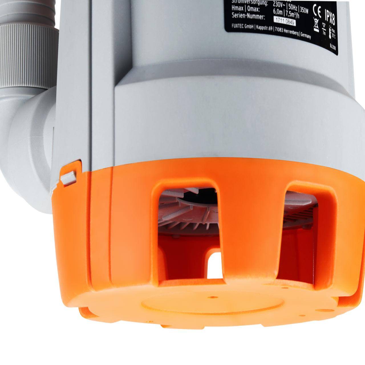 Pompe de relevage eaux usées - FUXTEC FX-TP1350 - 350W débit 7500 litres par heure - Image 4