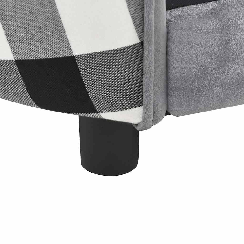 Vidaxl - Canapé pour chien Gris 68x38x38 cm Peluche vidaXL 170963 - Image 6