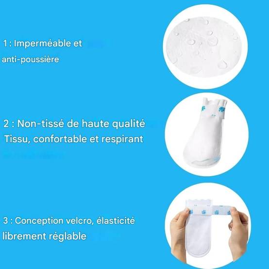 20 pièces de protections de pattes pour chiens M DtopbuyAge - Image 2