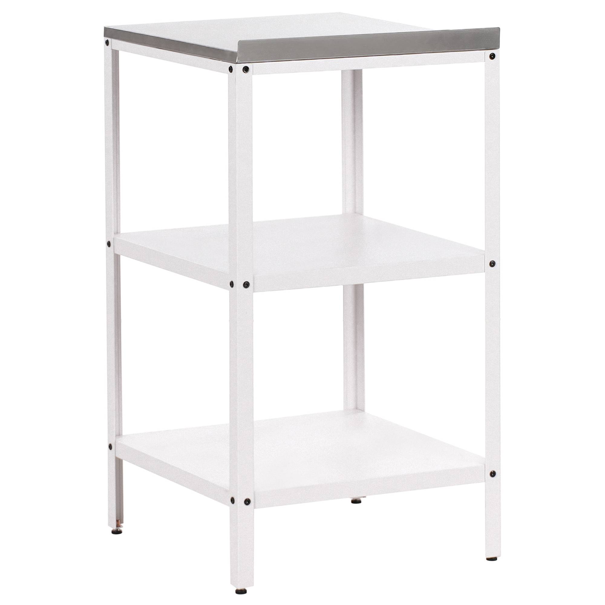 Beliani - Cuisine de jardin Acier Blanc VILAMA - 50x50x90- Beliani - Image 5