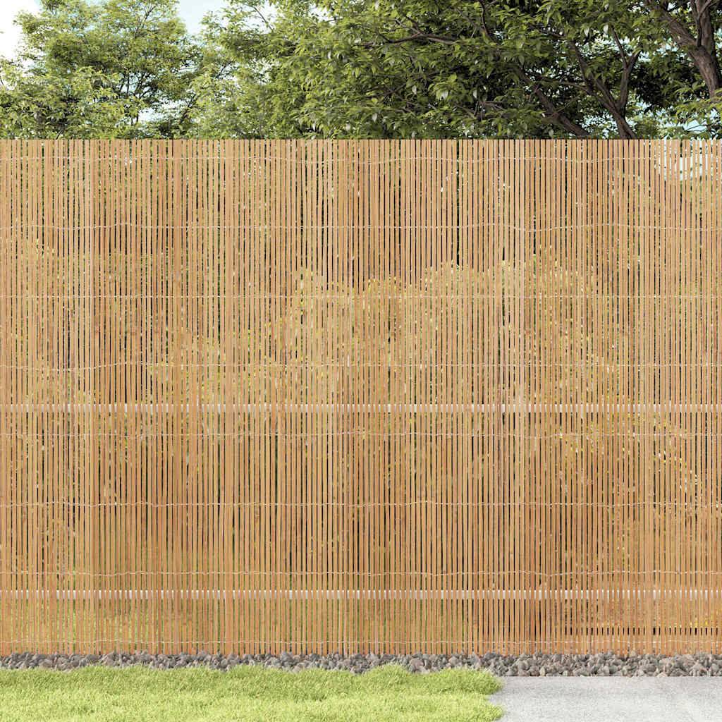 Clôture en bambou Naturel 400 x 150 cm, Poids :11.55kg - PANGIVO - Image 3