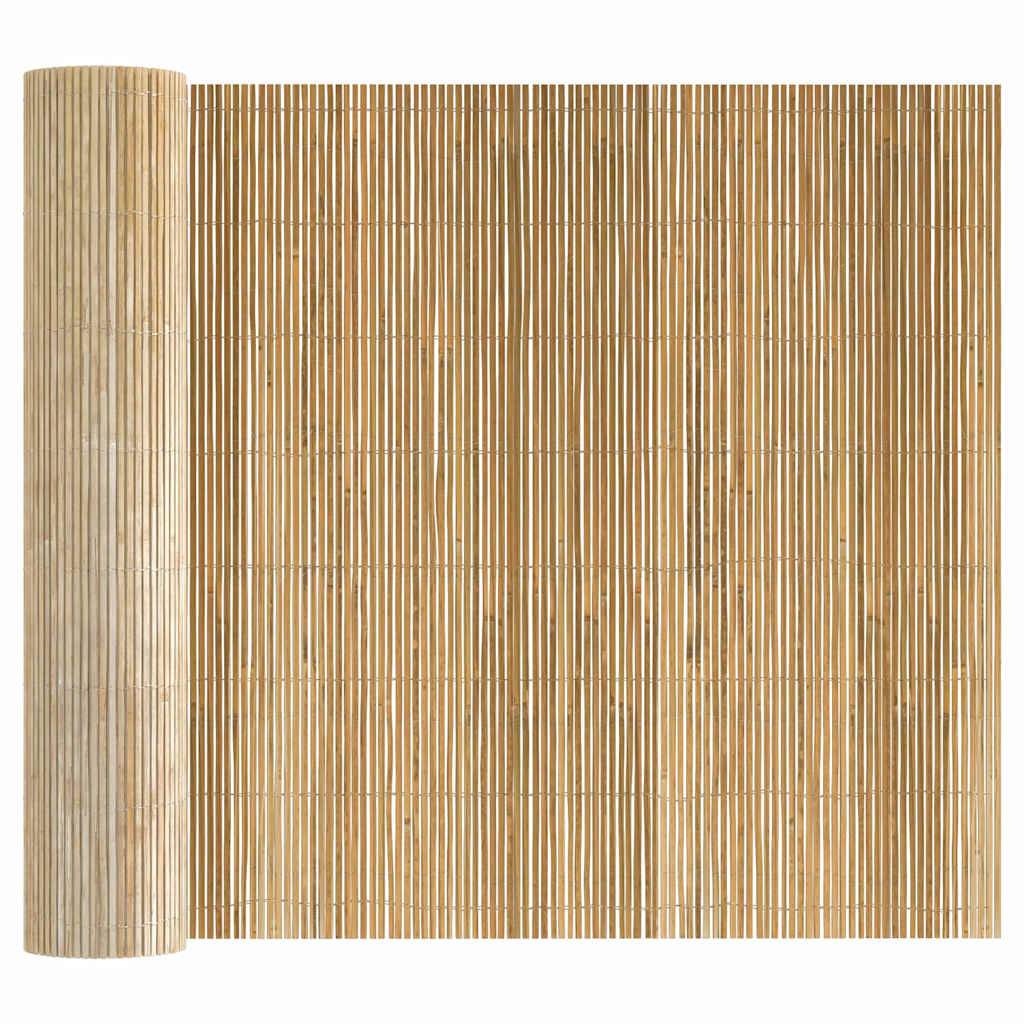 Clôture en bambou Naturel 400 x 150 cm, Poids :11.55kg - PANGIVO - Image 2