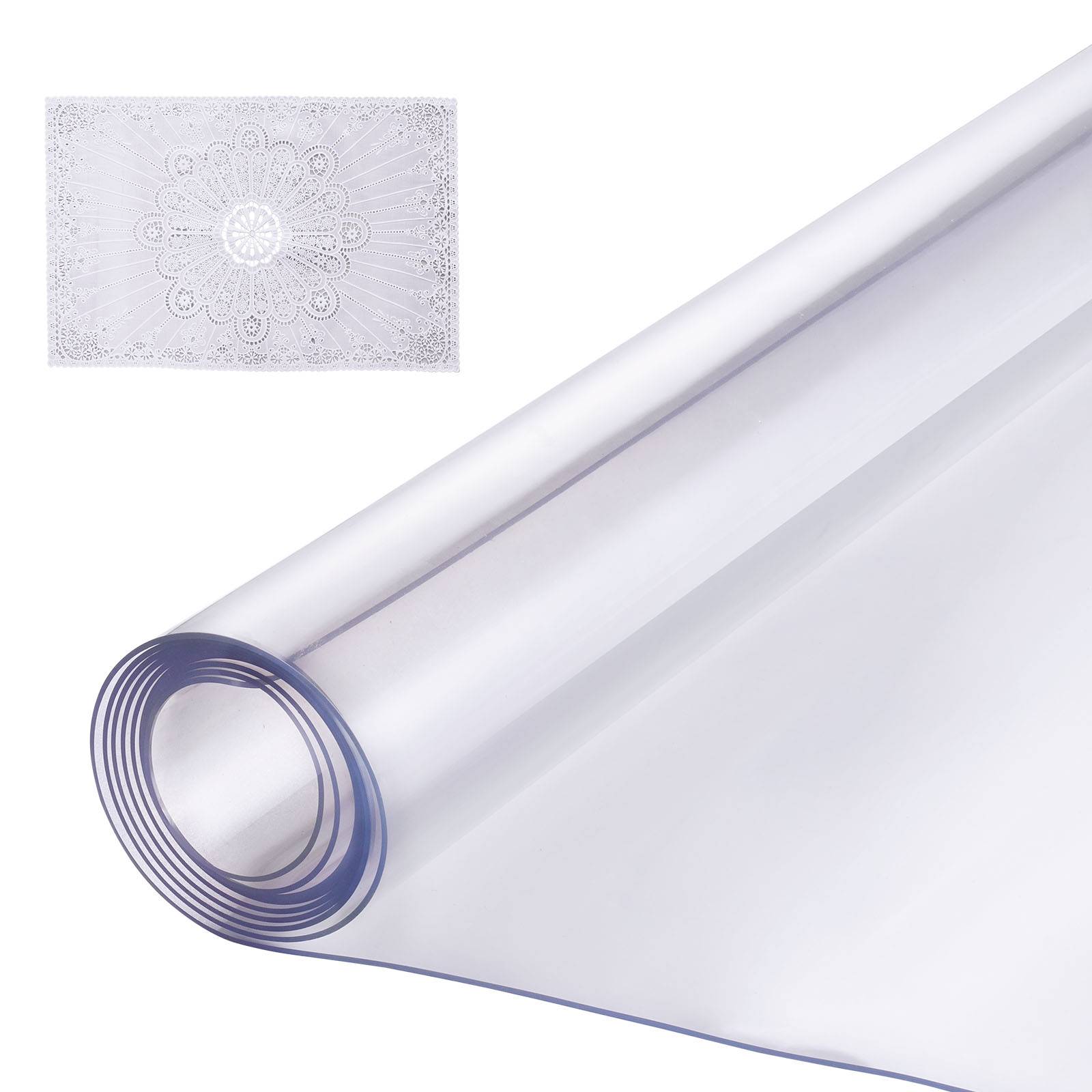 Vevor - VEVOR Protection bureau PVC transparent, 40x60", 1.5mm, rectangulaire, résistant eau, bureau. - Image 1