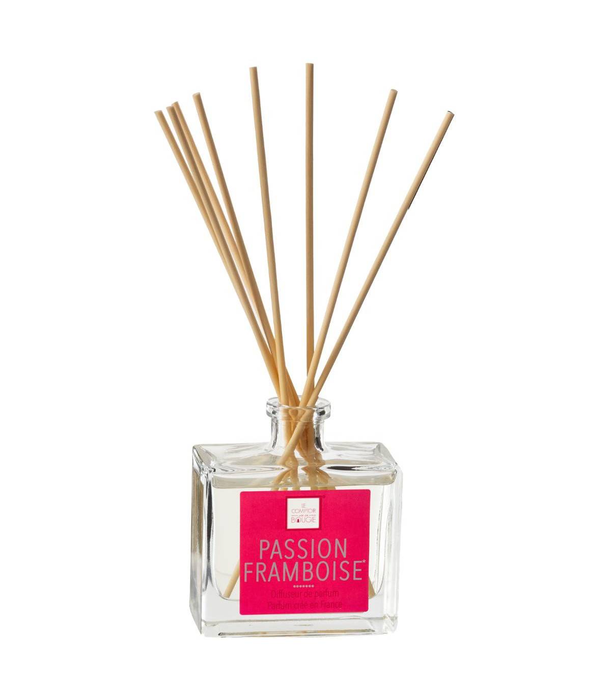 Diffuseur de parfum Framboise  160 ml avec 8 Bâtonnets - Image 1