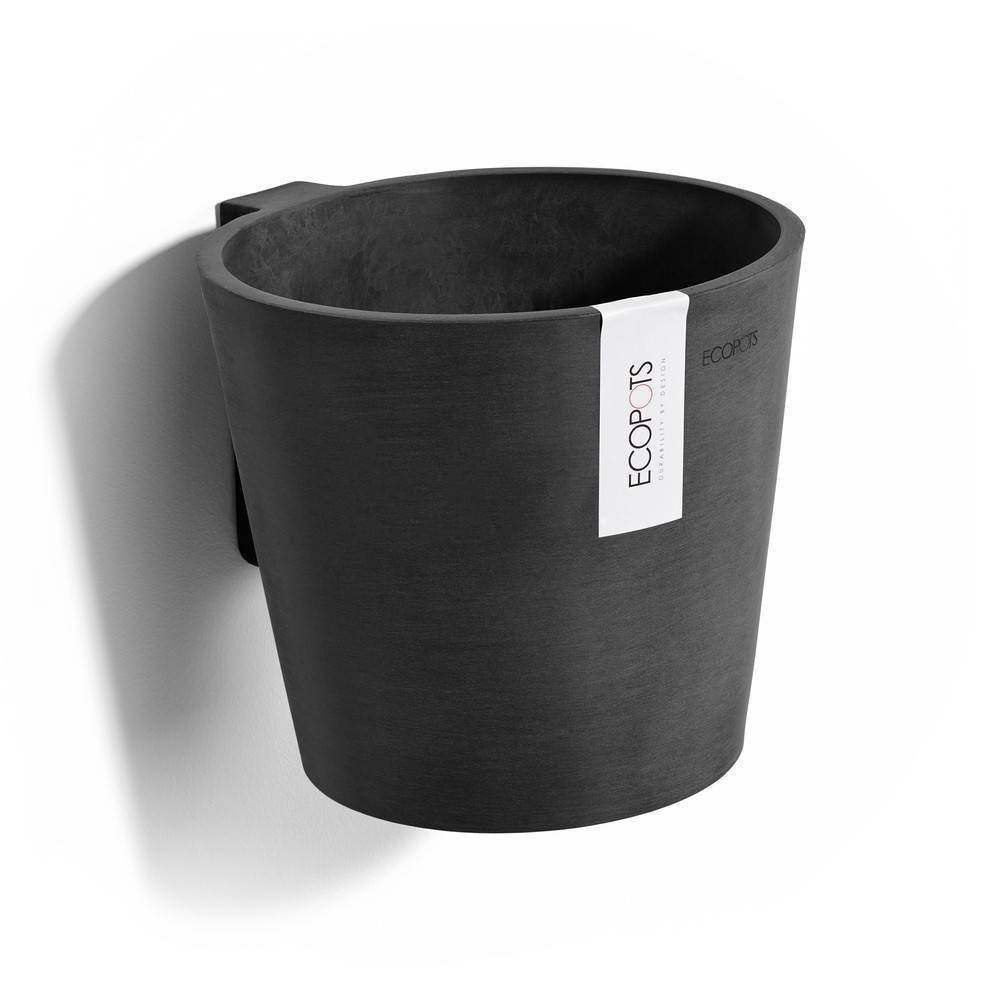 Ecopots - Pot suspension mural Amsterdam Wall Gris Foncé - Ø 20 x H. 17,5 cm - 4 L ECOPOTS - Image 4