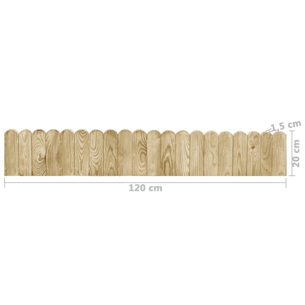 PANGIVO - Rouleaux de bordure bois de pin naturel 120 x 1.5 x 20 cm, Poids:9.6kg - PANGIVO - Image 6