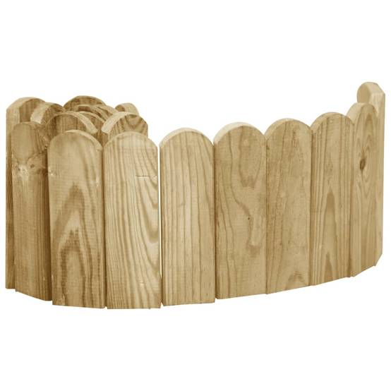 PANGIVO - Rouleaux de bordure bois de pin naturel 120 x 1.5 x 20 cm, Poids:9.6kg - PANGIVO - Image 3