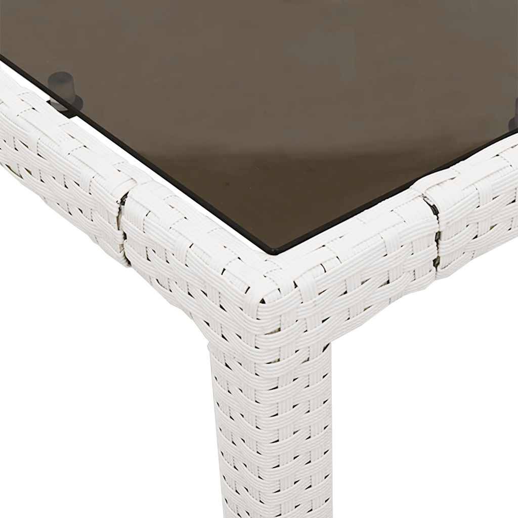 PANGIVO - Table de jardin résine tressée verre blanc 190 x 90 x 75 cm - PANGIVO - Image 9