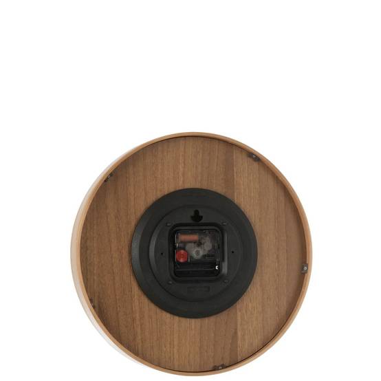 Horloge Murale en Bois "Marion" 30cm Marron - Image 3