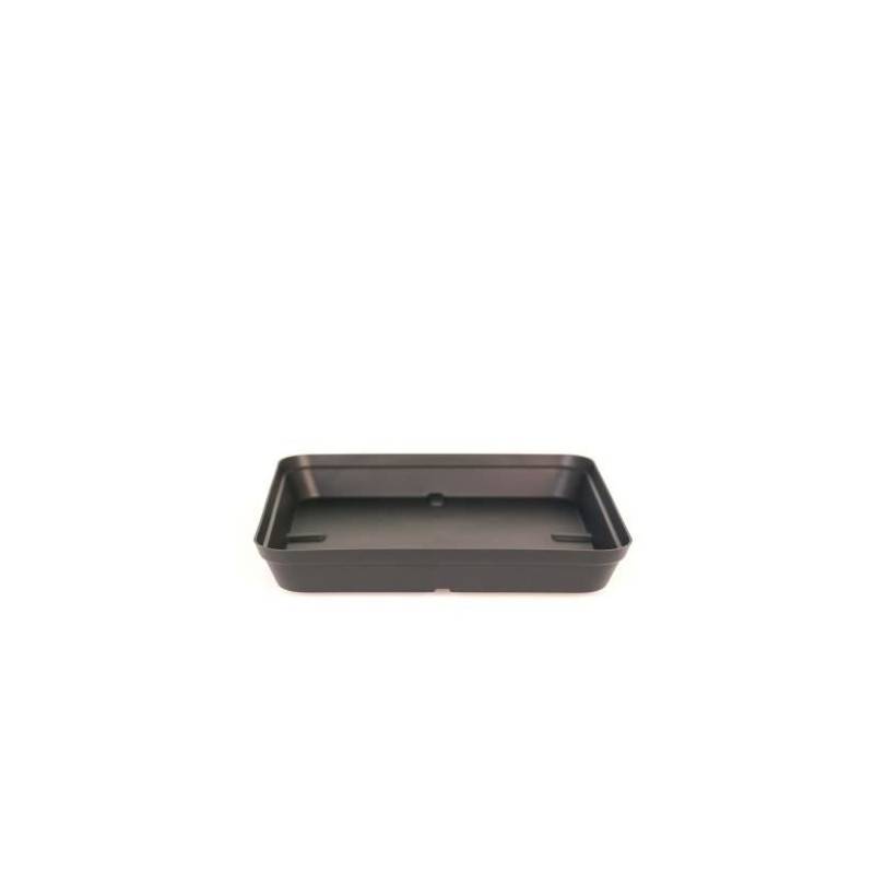 Artevasi Soucoupe Capri Carree - 34 X 34 X 4,5 Cm - Gris Anthracite