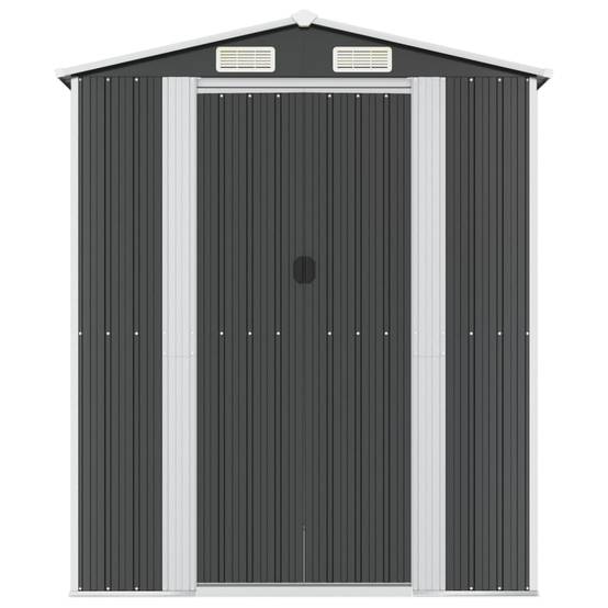 Vidaxl - Abri de jardin Anthracite 192x191x223 cm Métal galvanisé vidaXL 3147449 - Image 8