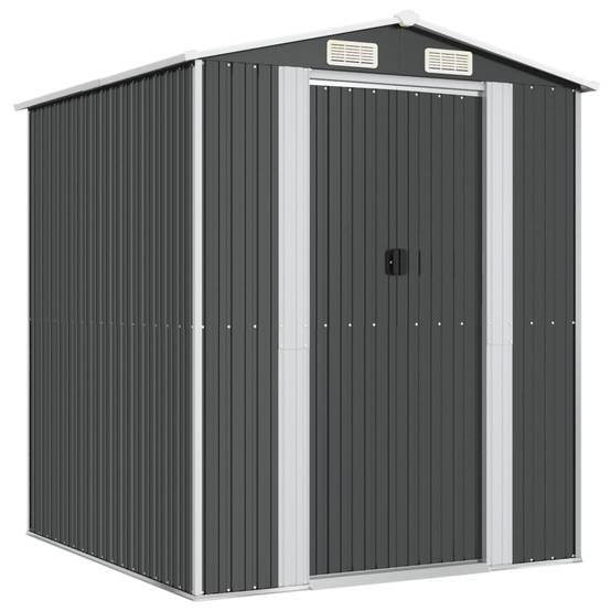 Vidaxl - Abri de jardin Anthracite 192x191x223 cm Métal galvanisé vidaXL 3147449 - Image 2