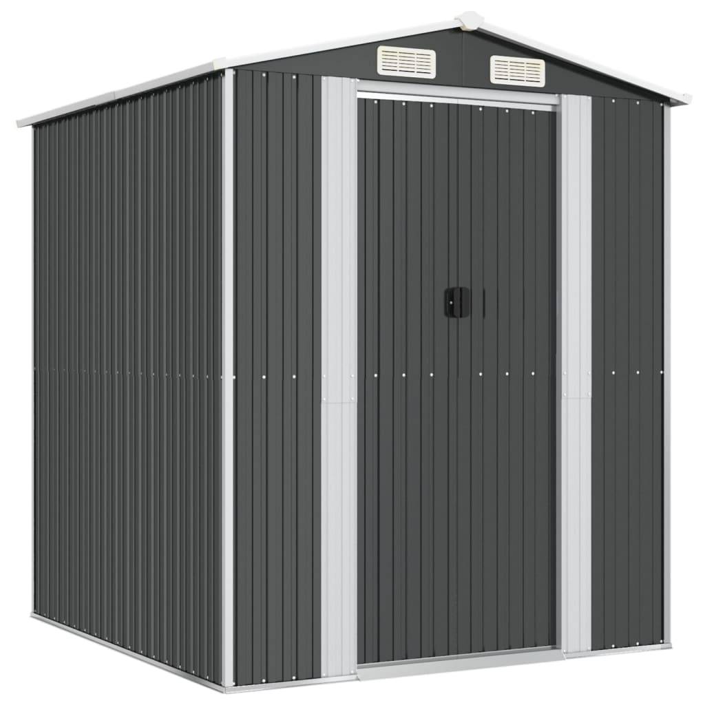 Vidaxl - Abri de jardin Anthracite 192x191x223 cm Métal galvanisé vidaXL 3147449 - Image 2