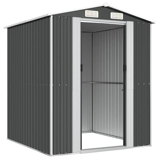 Vidaxl - Abri de jardin Anthracite 192x191x223 cm Métal galvanisé vidaXL 3147449 - Image 5