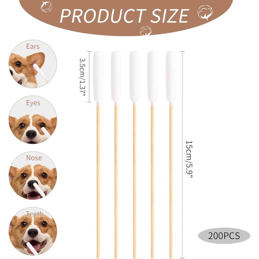IntiMeg - 50 Pièces Coton Tige Chien - IntiMeg - Image 3