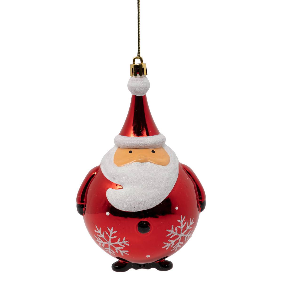 Déco de Sapin Père Noël Rouge et Blanc