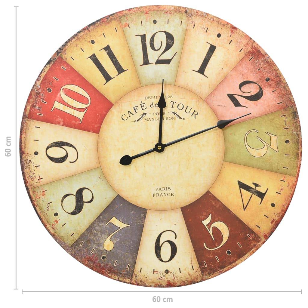 Horloge Murale Pendule Remington – Plastique Vintage Rétro – Occasion