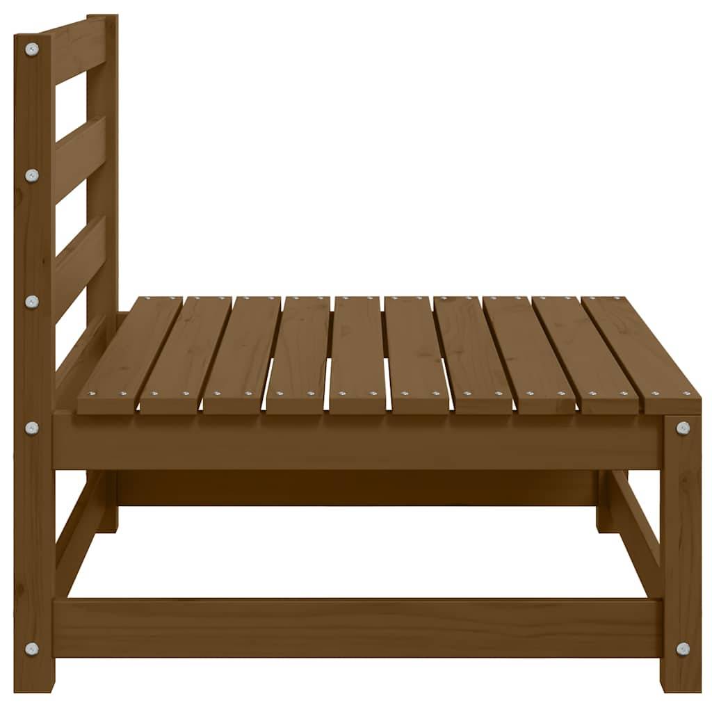 ComfortXL - Module Central Canapé Jardin Pin Massif Miel Design Robuste Salon Extérieur Crème – ComfortXL Outdoor Living - Image 4