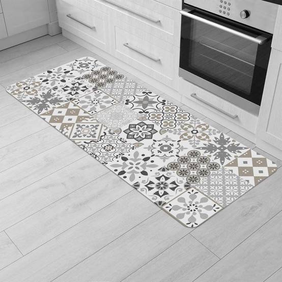 Tapis Déco Rectangle "Salou" 45x120cm Naturel - Image 2