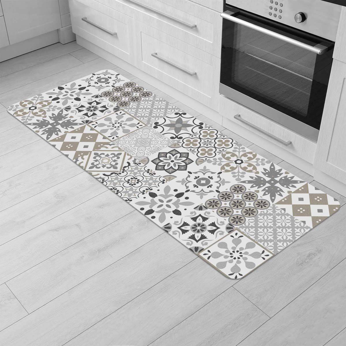 Tapis Déco Rectangle "Salou" 45x120cm Naturel - Image 2