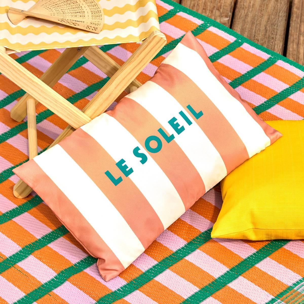 Atmosphera - Coussin d'extérieur Poolside 30x50cm terracotta - Atmosphera Créateur d'intérieur - Image 1