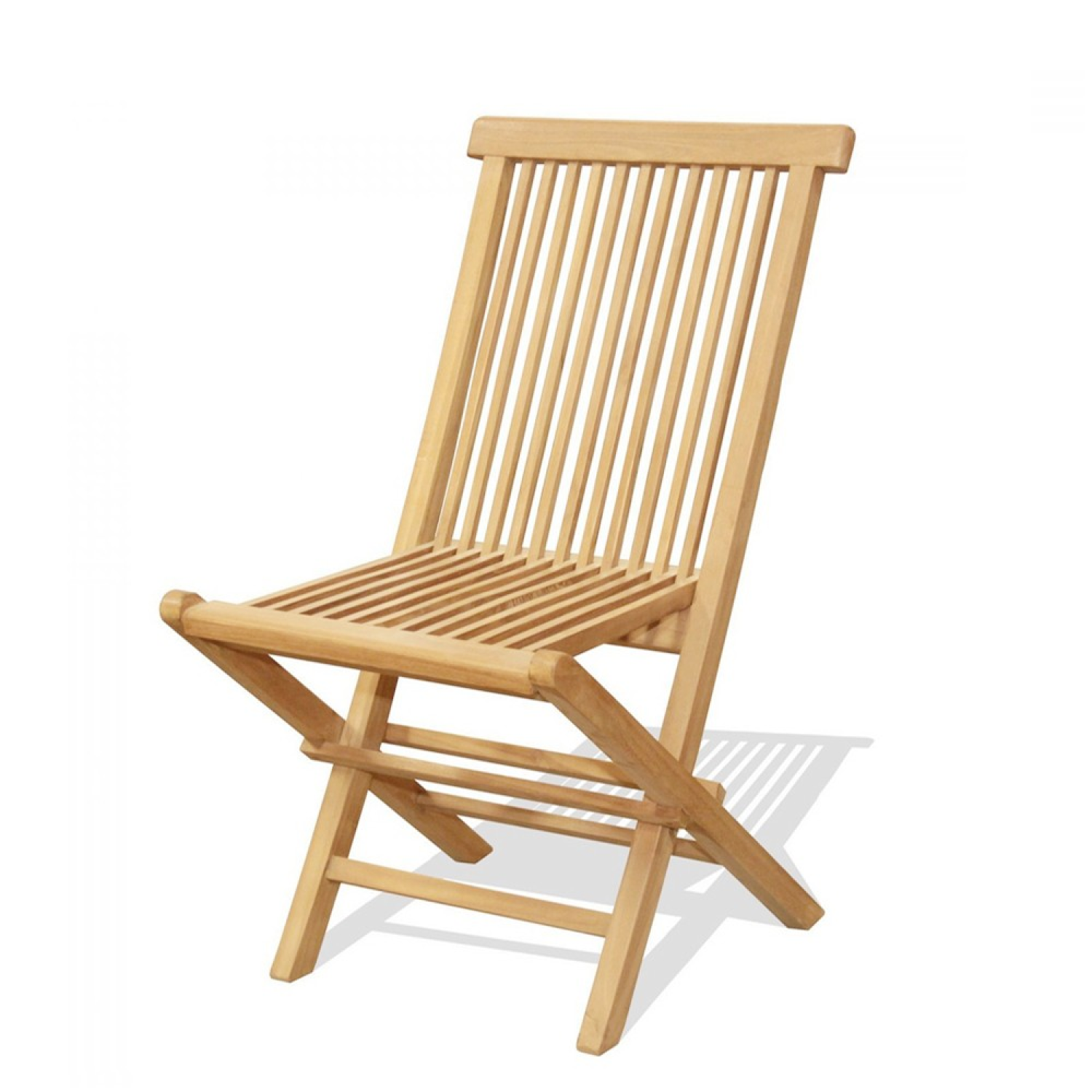 Salon de jardin teck 12 places table rectangulaire 10 chaises KAJANG - Image 3