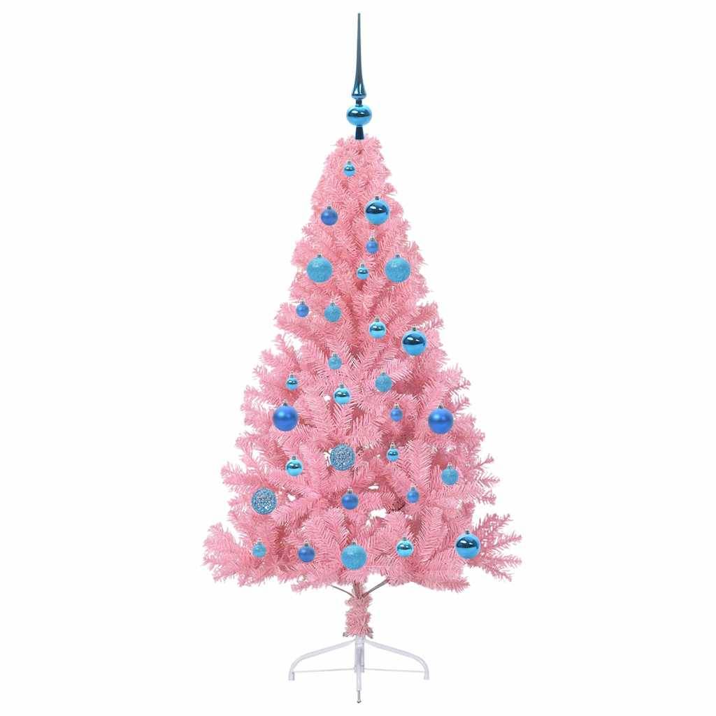 ComfortXL - Mon Premier Sapin de Noël Rose 1.50m, Kit Tout Inclus avec Lumières et Décorations – ComfortXL Outdoor Living - Image 4