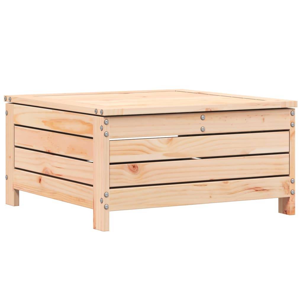 Vidaxl - Repose-pied de jardin 62x63,5x32 cm bois de pin massif vidaXL 844898 - Image 2
