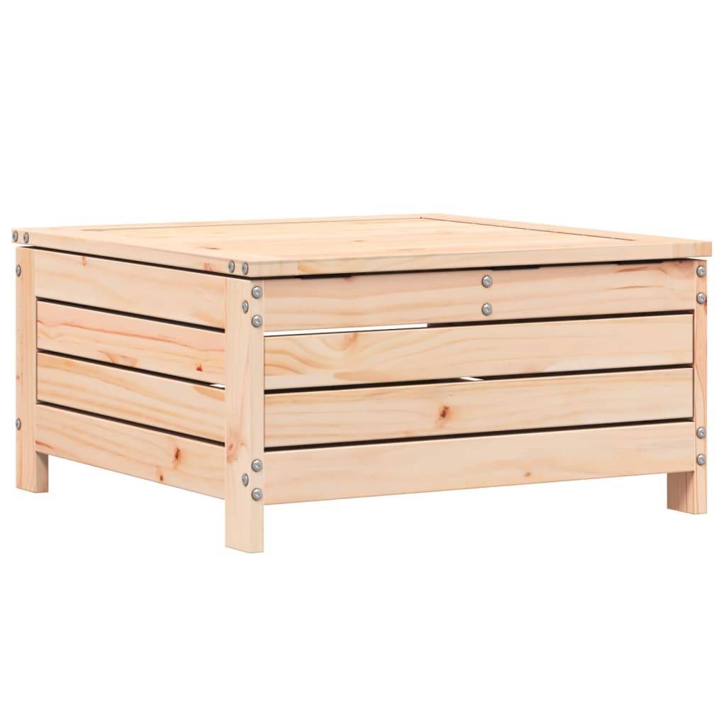 Vidaxl - Repose-pied de jardin 62x63,5x32 cm bois de pin massif vidaXL 844898 - Image 7
