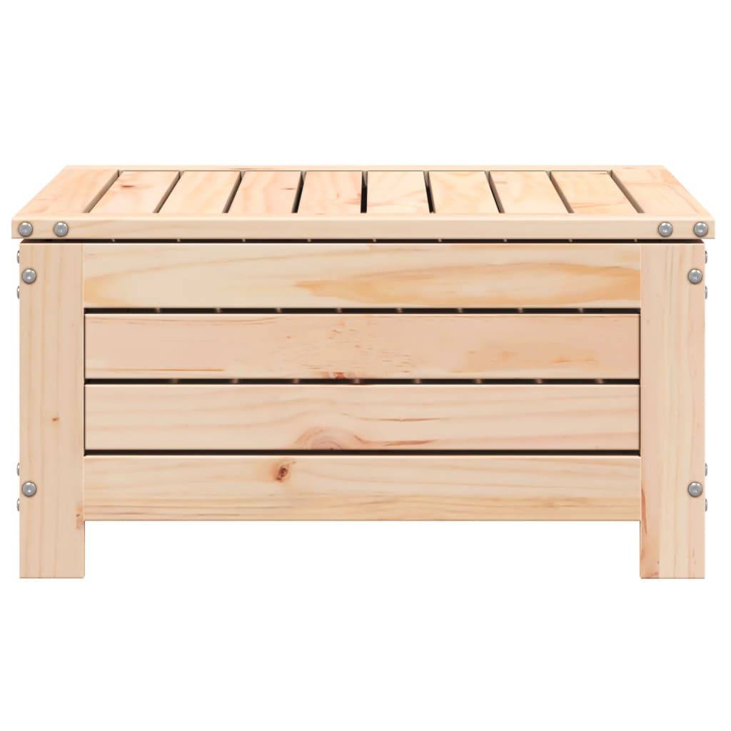 Vidaxl - Repose-pied de jardin 62x63,5x32 cm bois de pin massif vidaXL 844898 - Image 6